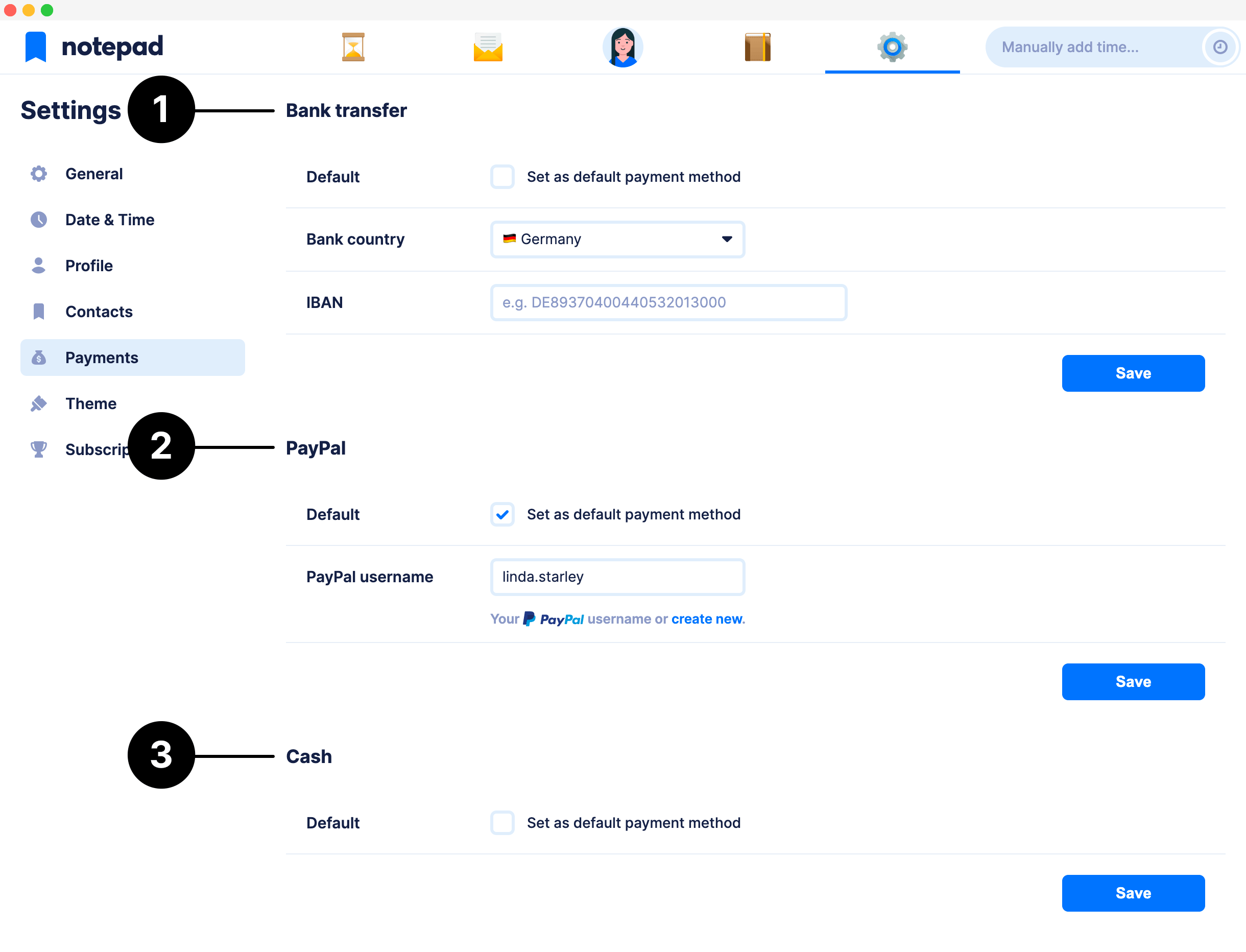 Payments